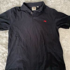 Men’s small black Perlis polo shirt